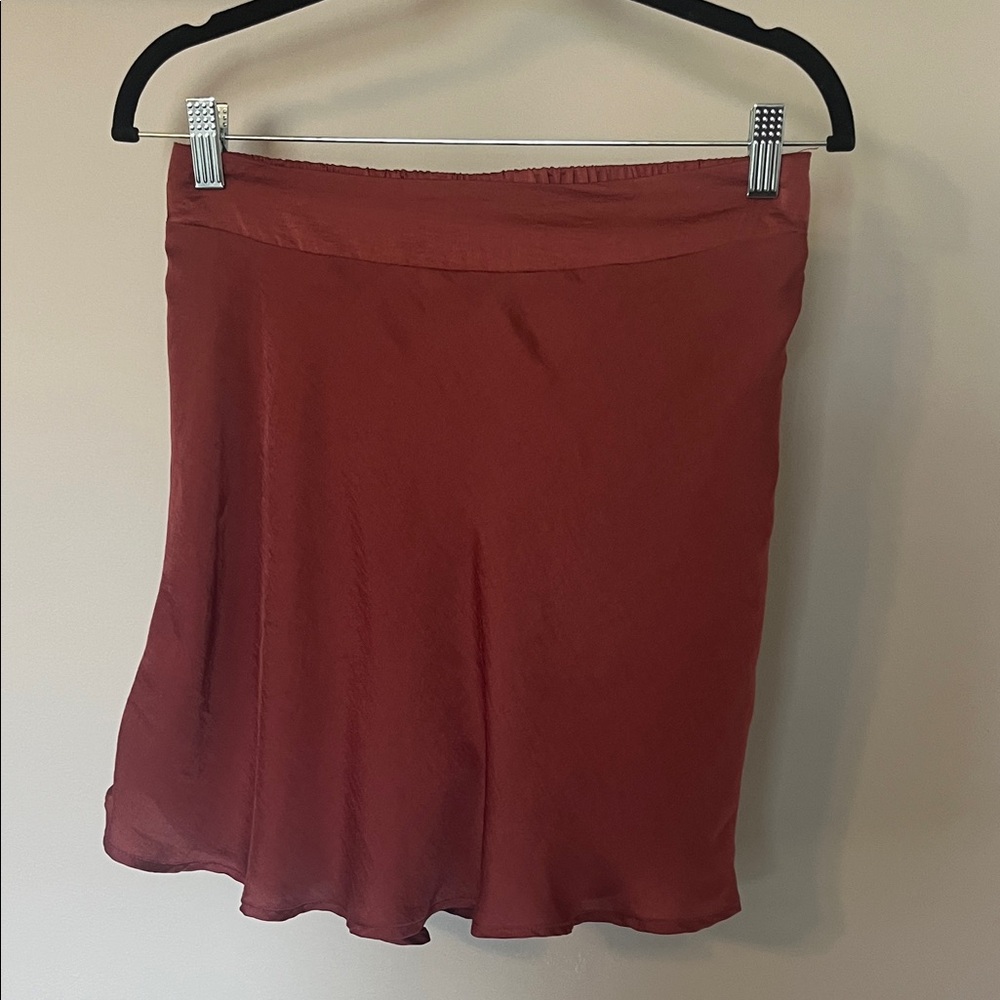 Elegant Rust Skirt